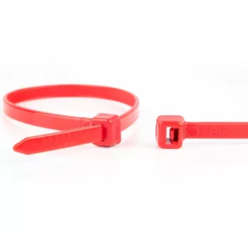 WKK Rote Nylon-Kabelbinder 100 x 2,5 mm, 100er-Pack 11032271