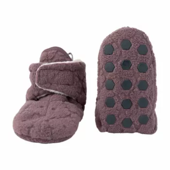 Lodger Slipper Folklore Fleece Babyschuhe, Mauve, 12-18 Monate