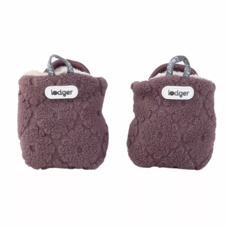 Lodger Slipper Folklore Fleece Babyschuhe, Mauve, 12-18 Monate
