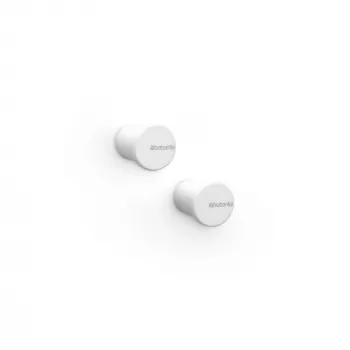Brabantia MindSet Handtuchhaken, 2er-Set, Mineral Fresh White