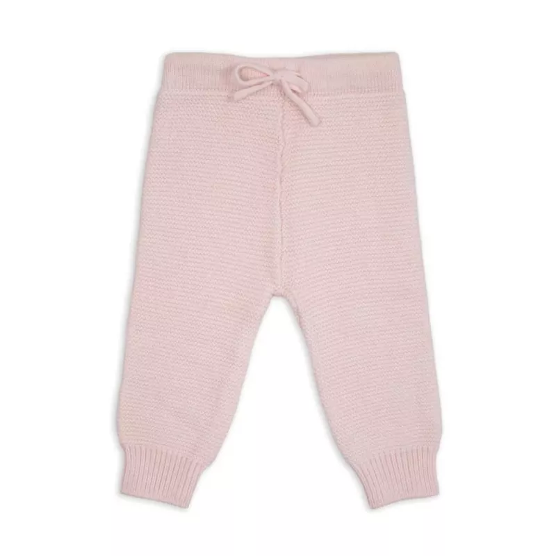 Lodger Jooger Strick Merino Babyhose, Hellbraun, Größe 68