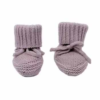 Lodger Slipper Knit Babyschuhe, Rosé, 0-6 Monate