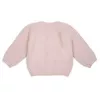 Lodger Topper Strick Merino Babyjacke, Hellbraun, Größe 62