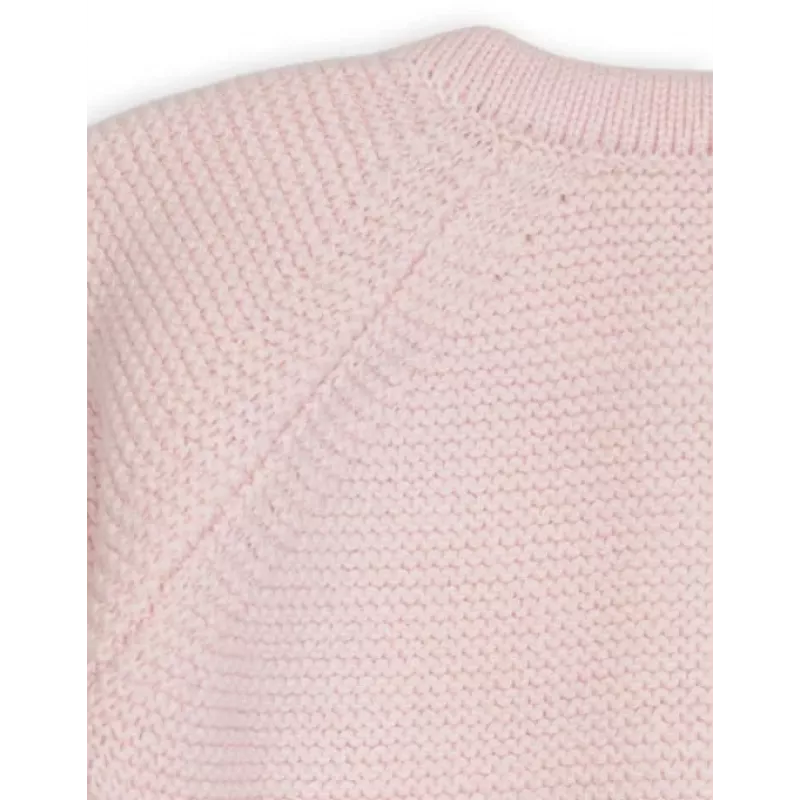 Lodger Topper Strick Merino Babyjacke, Hellbraun, Größe 62