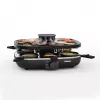 Tristar RA-2760 Raclette-Grill mit 6 Pfännchen, aktiver Belüftung, Schwarz