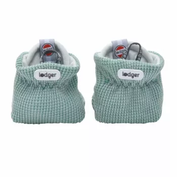 Lodger Slipper Ciumbelle Baumwoll-Hausschuhe, 3-6 Monate, Schlammgrün