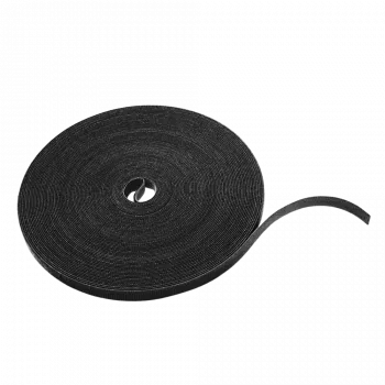 DS-IT Klettband 12,5 mm x 25 m Schwarz kb_btb_12,5mm_zwart