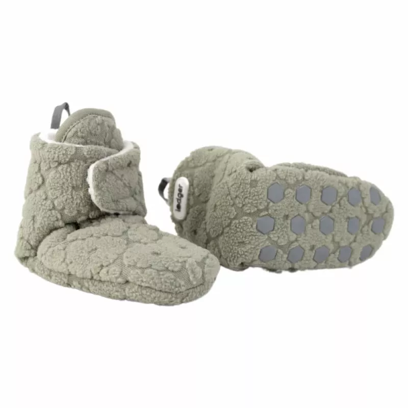 Lodger Slipper Folklore Fleece Baby-Hausschuhe, Elm, 12-18 Monate