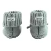 Lodger Slipper Folklore Merino-Woll-Babyschuhe, Seide, 0-6 Monate