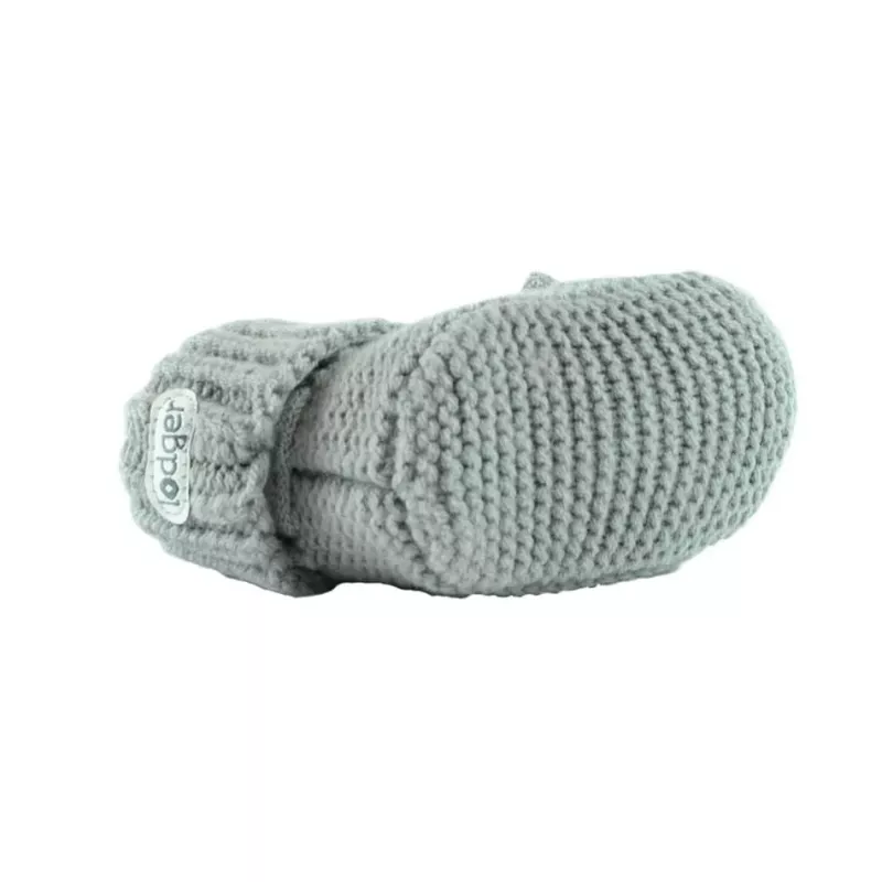Lodger Slipper Folklore Merino-Woll-Babyschuhe, Seide, 0-6 Monate