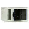 DSIT 6U Wandmontage-Serverschrank mit Glastür, Weiß, 600x600x368 mm DS6606W-DOUBLE
