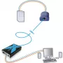 Adder AdderLink X100 VGA USB Audio KVM Extender Set über CATx bis 100m (X100A-USB/P-IEC)