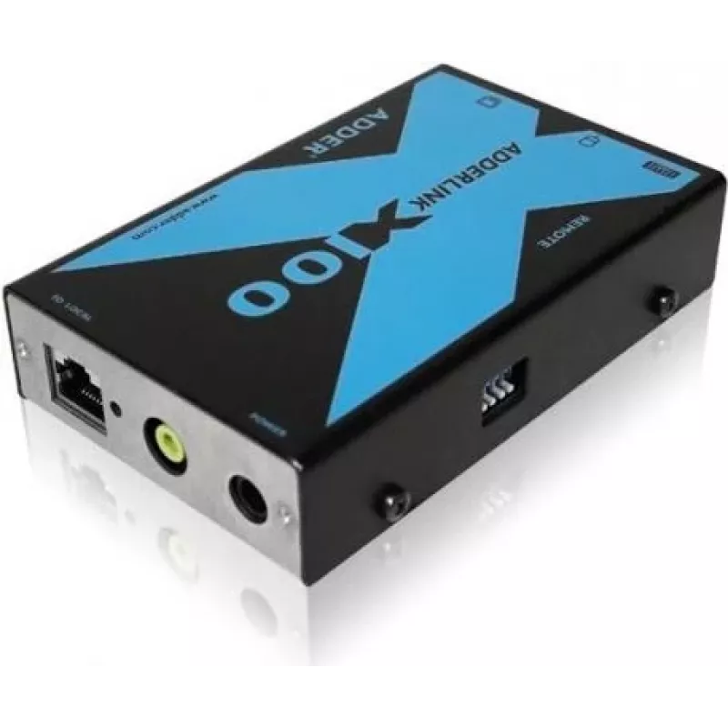 Adder AdderLink X100 VGA USB Audio KVM Extender Set über CATx bis 100m (X100A-USB/P-IEC)