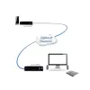 ADDER ALIF1002R-IEC KVM Extender Empfänger - Dual DVI-D, USB 2.0, Audio, Gigabit Ethernet, Schwarz
