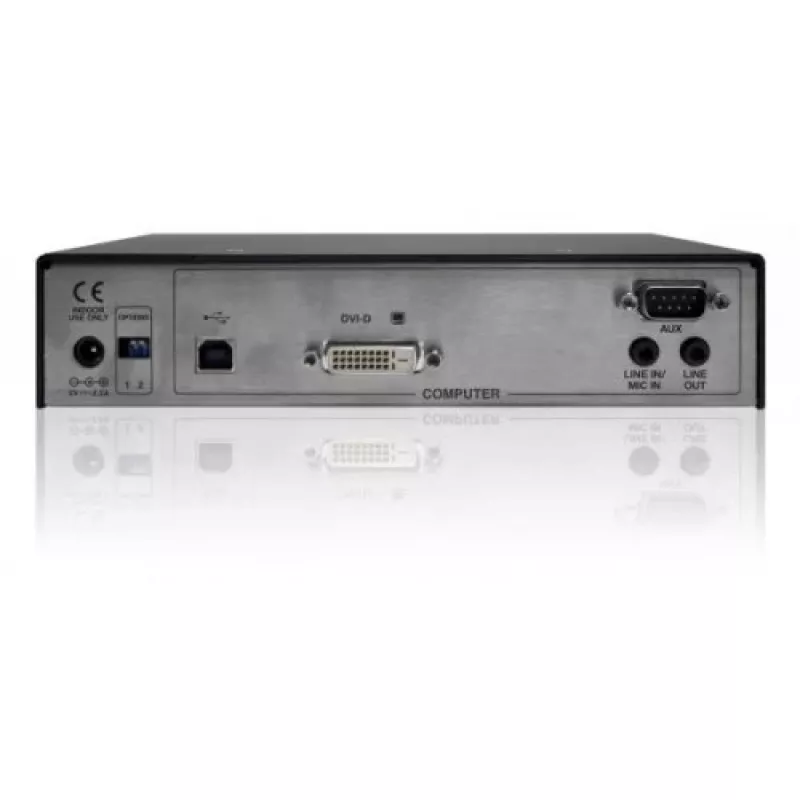 ADDER ALIF1002R-IEC KVM Extender Empfänger - Dual DVI-D, USB 2.0, Audio, Gigabit Ethernet, Schwarz
