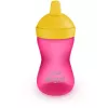 Philips Avent My Grippy Trinklernbecher mit hartem Ausguss 300 ml, 18M+, Rosa