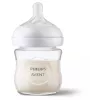 Philips Avent Natural Response Glas Babyflasche 125 ml mit Neugeborenen-Sauger, 0m+