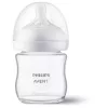 Philips Avent Natural Response Glas Babyflasche 125 ml mit Neugeborenen-Sauger, 0m+