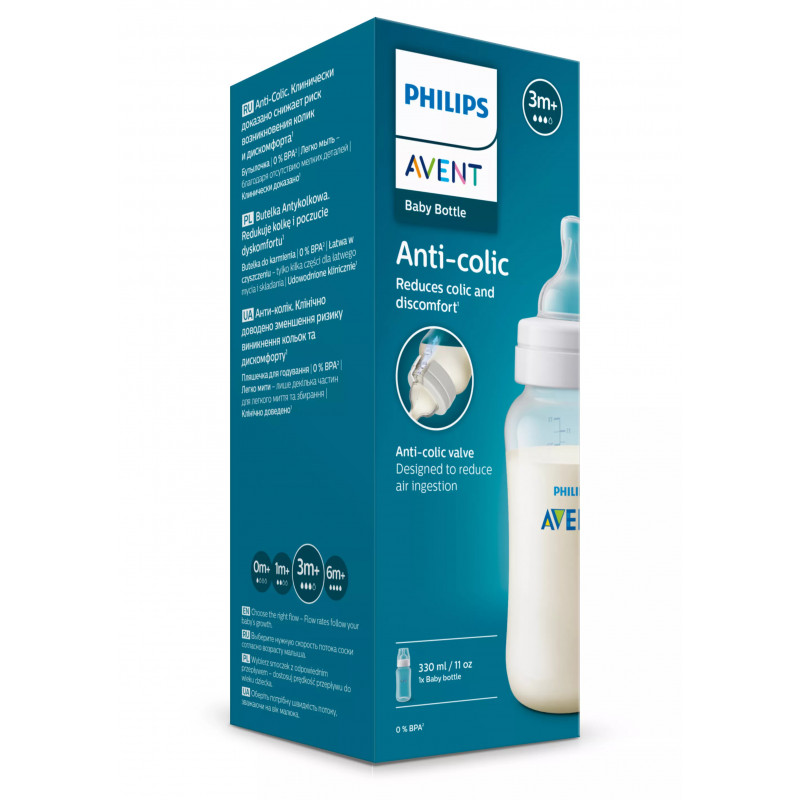 Philips Avent Anti-Colic Babyflasche 330 ml, 3m+