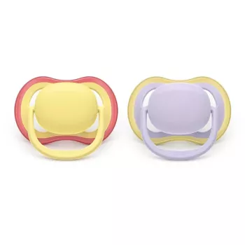 Philips Avent Ultra Air Schnuller 0-6 Monate, 2er-Pack, Mädchen