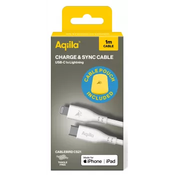 AQIILA 3SI836 USB-C auf Lightning Lade- und Synchronisierungskabel 1m AQCBPBIC3SI836
