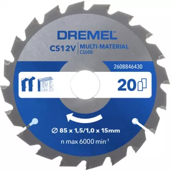 Dremel Multi-Material Kreissägeblatt 85mm CS600 (2608846430)