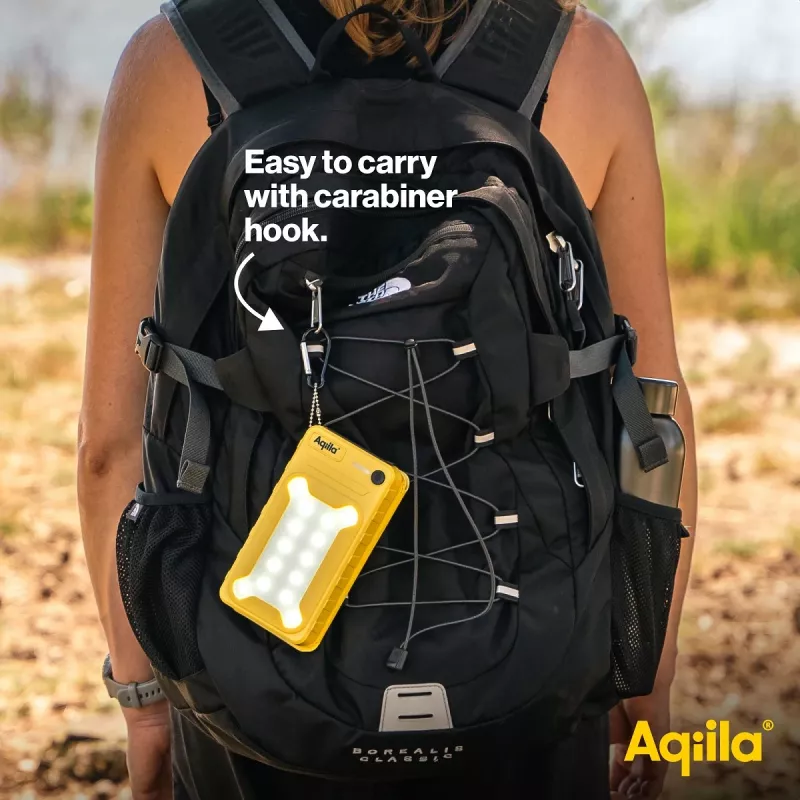 Aqiila Powerbird BS10 Solar-Powerbank 10000 mAh Schwarz & Orange