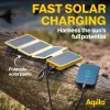 Aqiila Powerbird BS10 Solar-Powerbank 10000 mAh Schwarz & Orange