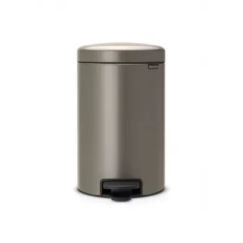 Brabantia NewIcon 12L Tretmülleimer, Platinum