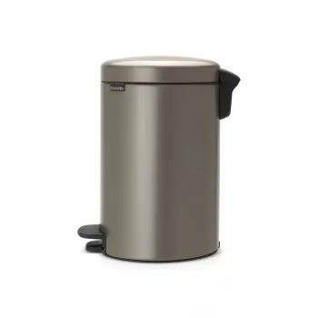 Brabantia NewIcon 12L Tretmülleimer, Platinum