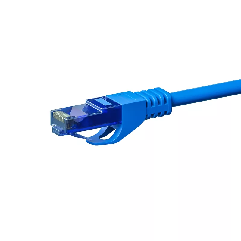 DSIT CAT6a Netzwerkkabel 100% Kupfer - U/UTP - 5 Meter - Blau (DC-U6A4-050)