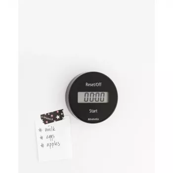 Brabantia Küchenwecker mit Magnet, Dunkelgrau