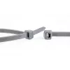 WKK Graue Polyamid-Kabelbinder 100 x 2,5 mm, 100er-Pack (11032871)