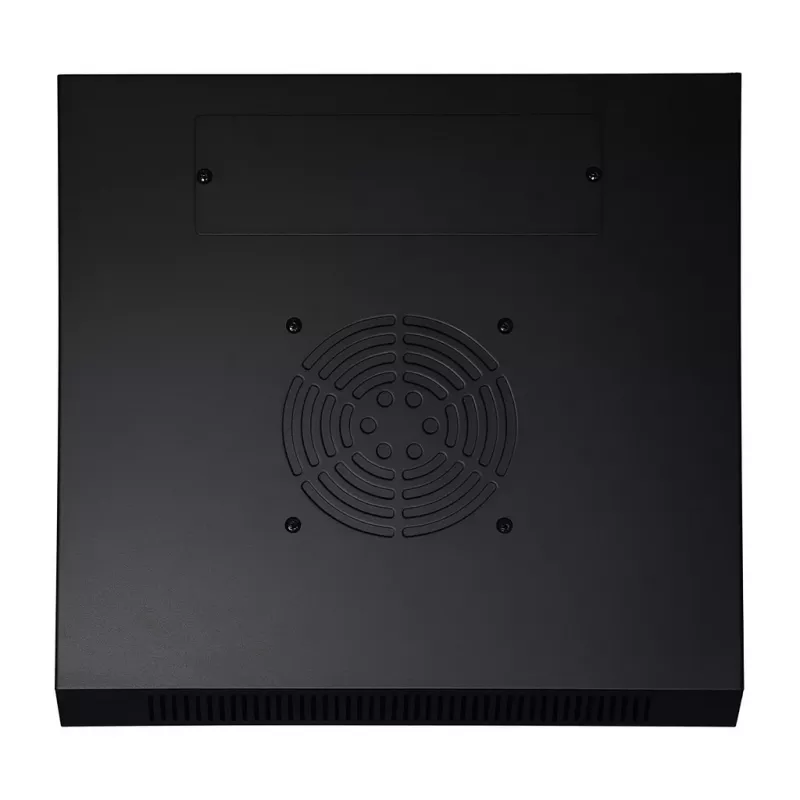 DSIT DS10-3412 12U 10 inch Wandmontage-Serverschrank mit Glastür, 370x450x618 mm, Schwarz