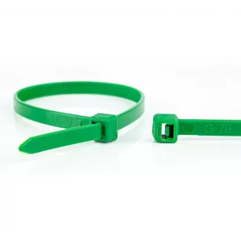 WKK Grüne Polyamid-Kabelbinder 300 x 3,6 mm, 100er-Pack 110194571