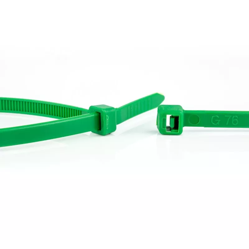 WKK Grüne Polyamid-Kabelbinder 300 x 3,6 mm, 100er-Pack 110194571