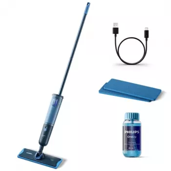 Philips OneUp Series 3000 kabelloser elektrischer Hartbodenreiniger, Deep Blue