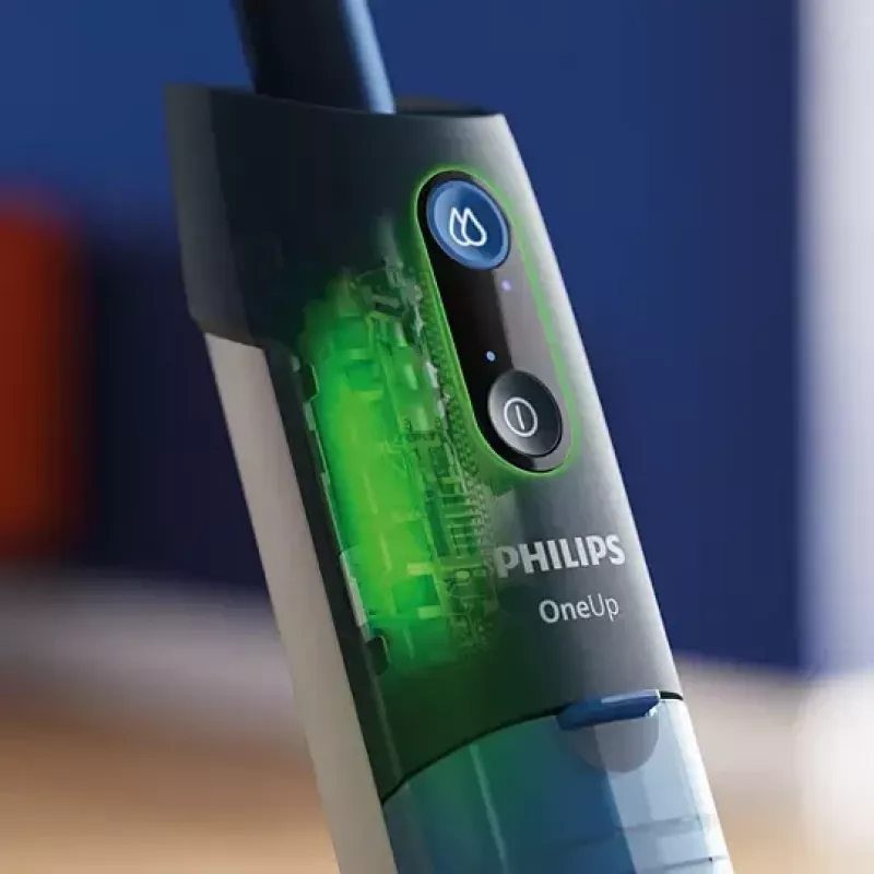 Philips OneUp Series 3000 kabelloser elektrischer Hartbodenreiniger, Deep Blue