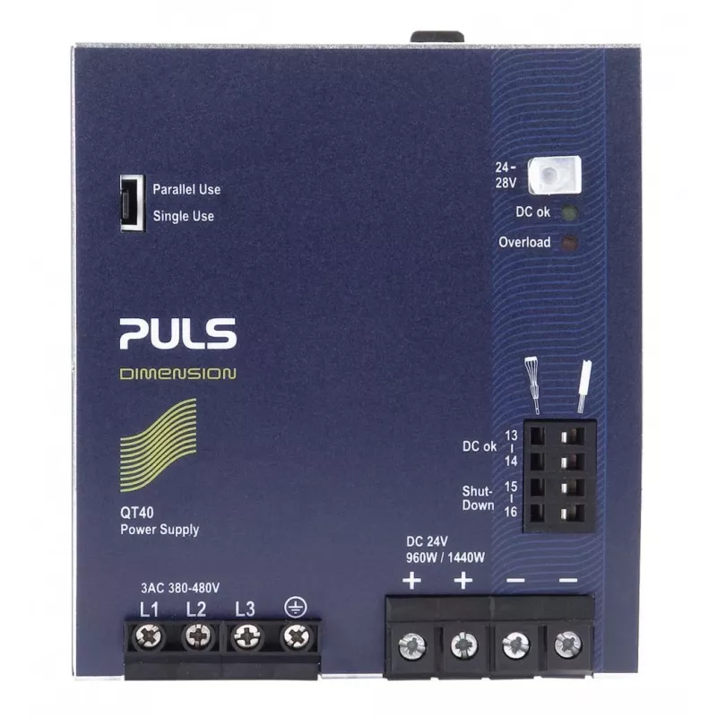 PULS DIMENSION QT40.241 DIN-Schienen-Netzteil 24V DC 40A 960W 3-Phasen