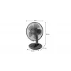 PHILIPS 1000 Series Tischventilator 25 cm Schwarz