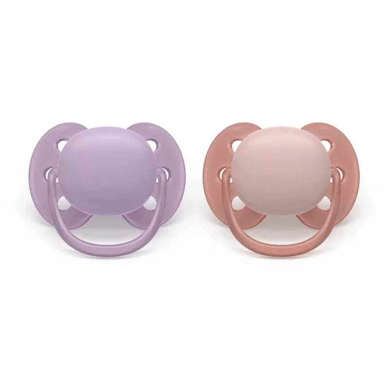 Philips Avent Ultra Soft Schnuller 6-18 Monate, Neutral, 2er-Pack