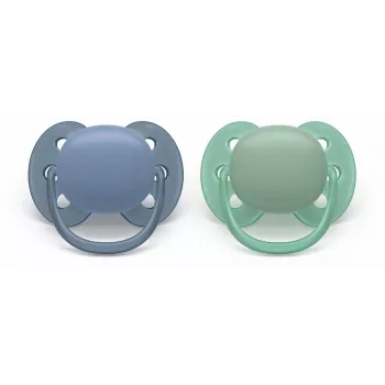 Philips Avent Ultra Soft Schnuller 6-18 Monate, 2er-Pack, Junge