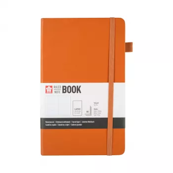 SAKURA 94146603 Notizbuch A5 liniert bernsteinfarben Hardcover 160 Seiten