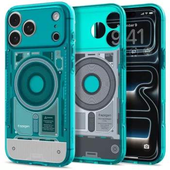 Spigen C1 Ultra Hybrid MagSafe Hülle für iPhone 17 Pro / 18 Pro – Bondi Blue