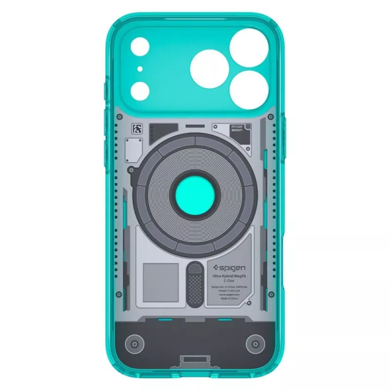 Spigen C1 Ultra Hybrid MagSafe Hülle für iPhone 17 Pro / 18 Pro – Bondi Blue