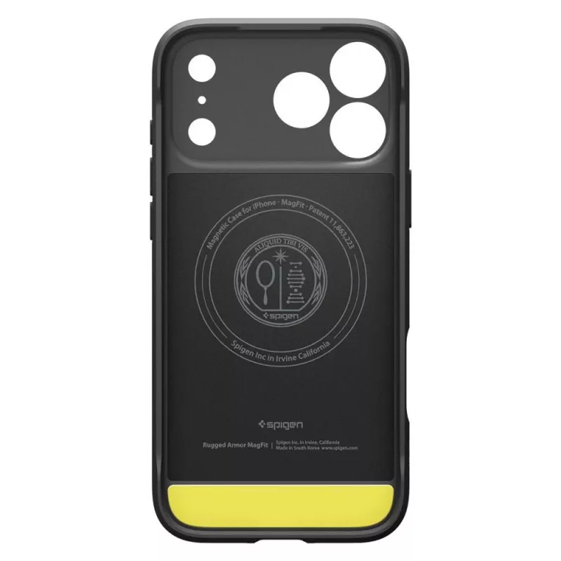 Spigen Rugged Armor Mag MagSafe Hülle für iPhone 18 Pro Max / 17 Pro Max Mattschwarz