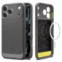 Spigen Rugged Armor Mag MagSafe Hülle für iPhone 18 Pro Max / 17 Pro Max Grau