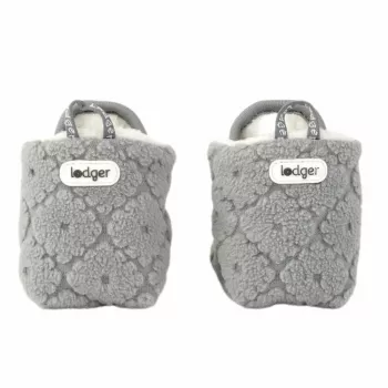Lodger Slipper Folklore Fleece Baby Hausschuhe, Drizzle, 12-18 Monate
