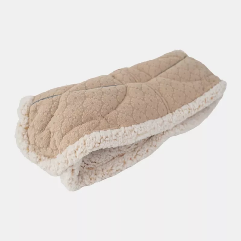 Lodger Warmer Folklore Fleece Kinderwagen-Fäustlinge, Beige