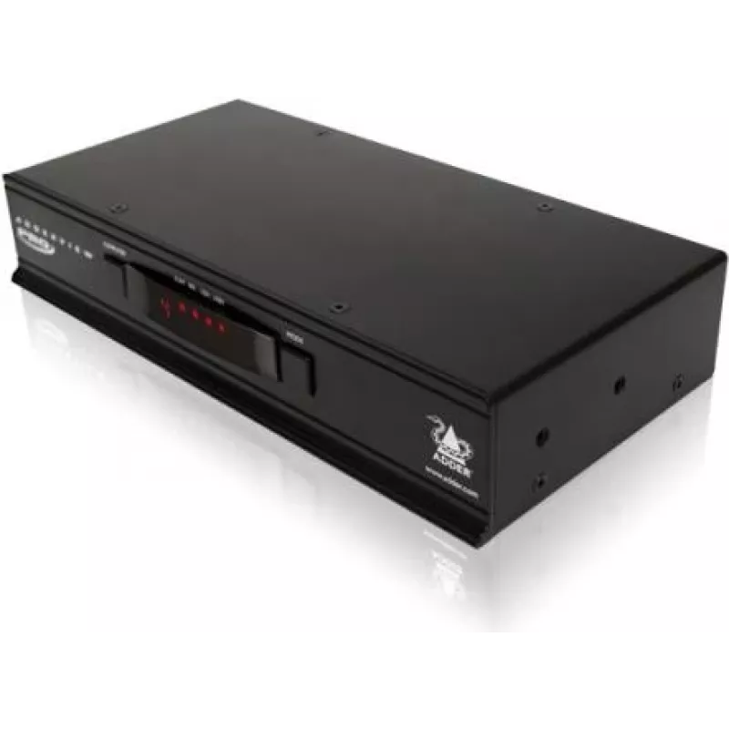 Adder ADDERView 4 PRO DVI KVM/Audio/USB-Switch - 4 Ports, 1 lokaler Benutzer, Rack-montierbar AV4PRO-DVI-IEC